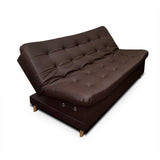 Sofá Cama Dolce Cafe 185x95cm De 3 Puestos Reclinable sin Apoya Brazos