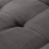 Sofá Cama Martins Gris 190x90cm De 3 Puestos Reclinable con Apoya Brazos