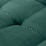 Sofá Cama Martins Turquesa 190x90cm De 3 Puestos Reclinable con Apoya Brazos