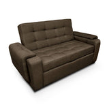 Sofá Cama Vignelli Cafe 185x80cm De 3 Puestos Reclinable con Apoya Brazos