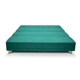 Sofá Cama Souza Turquesa 180x85cm De 3 Puestos Reclinable sin Apoya Brazos