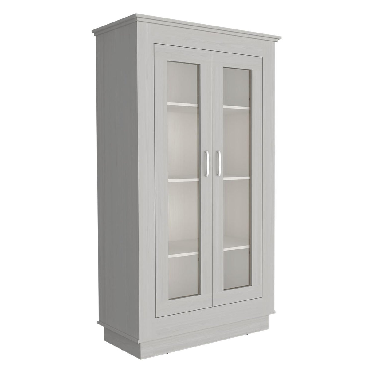 Vitrina Alcamo Niebla 103x180cm con Cuatro Compartimientos - Bifes | Bylmo