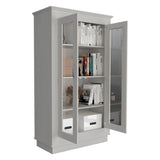 Vitrina Alcamo Niebla 103x180cm con Cuatro Compartimientos - Bifes | Bylmo