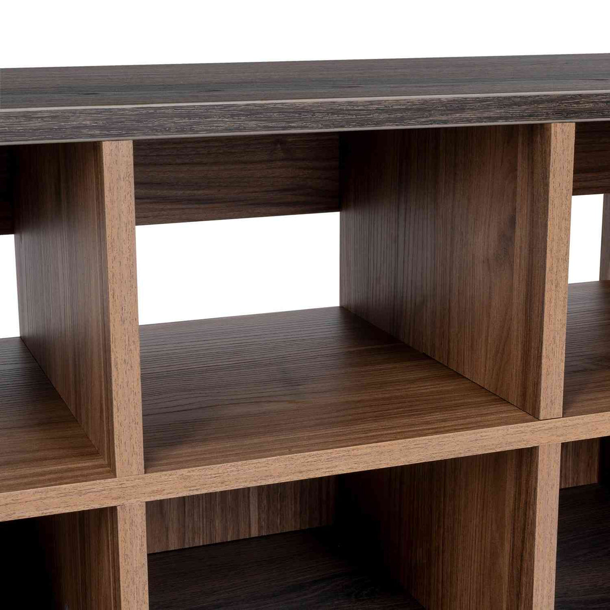 Zapatero Carbón y Gales 100.6x35.7cm Horizontal de Dos Niveles para Doce Pares - Closets | Bylmo