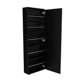 Zapatero de Pared Leto Wengue 47x138cm Vertical de Cinco Niveles para Diez pares de Zapatos - Closets | Bylmo