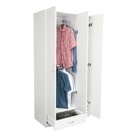 Closet Zeta Blanco 90x184.6cm con Un Cajón - Closets | Bylmo