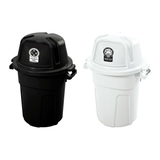 Combo Basurero Rimax Negro y Basurero Rimax Blanco 100 L
