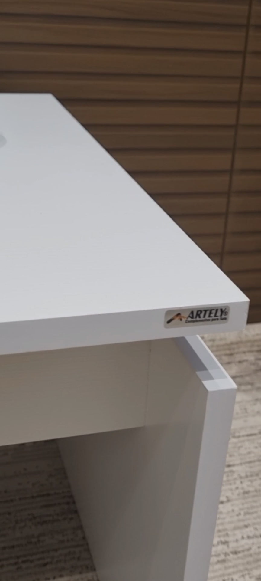 Mesa de Centro Katry Blanco 80 cm Rectangular Tradicional