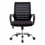 Silla Ejecutiva Collins Negro 50 x 50 cm con Brazos - Sillas de Oficina | Bylmo