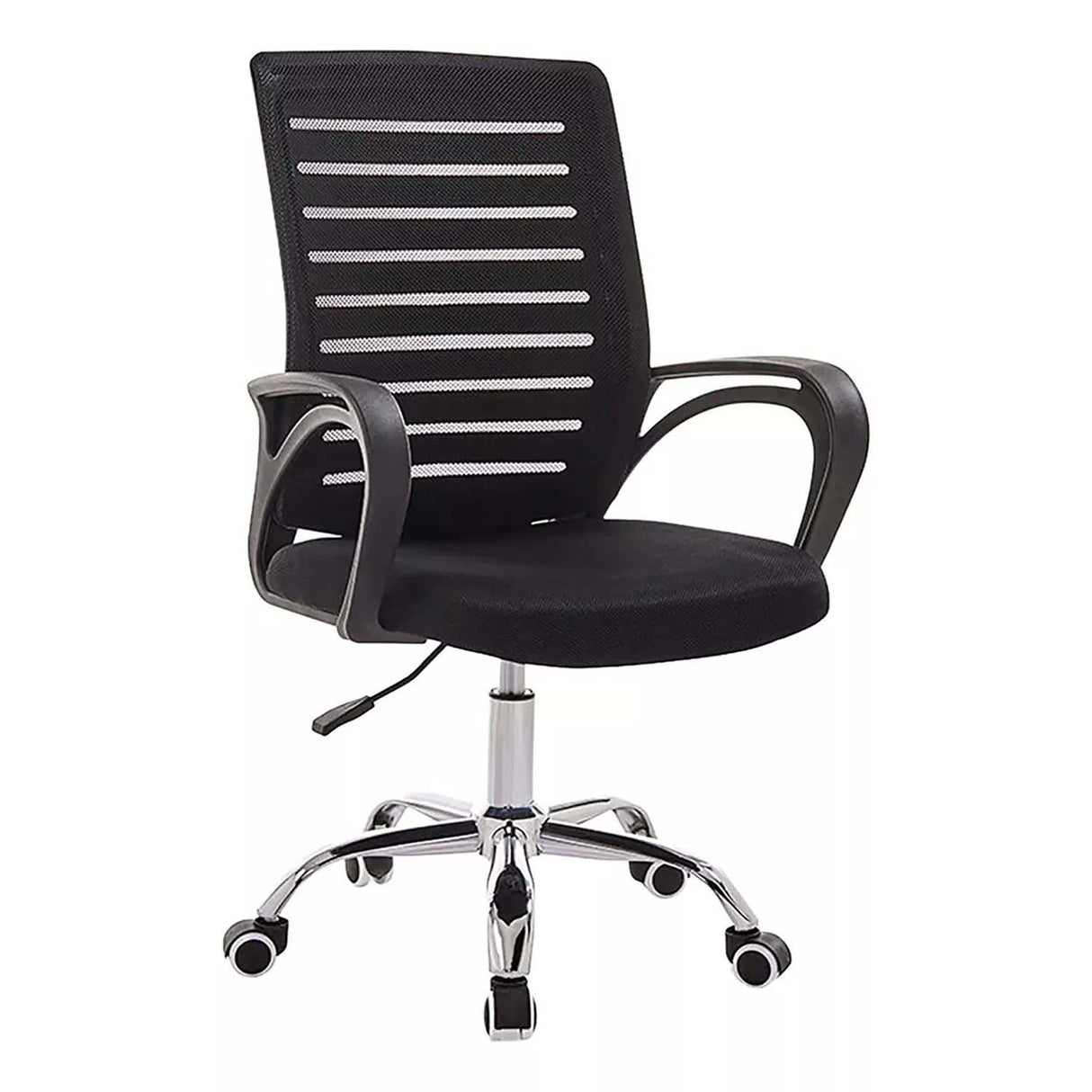 Silla Ejecutiva Collins Negro 50 x 50 cm con Brazos - Sillas de Oficina | Bylmo