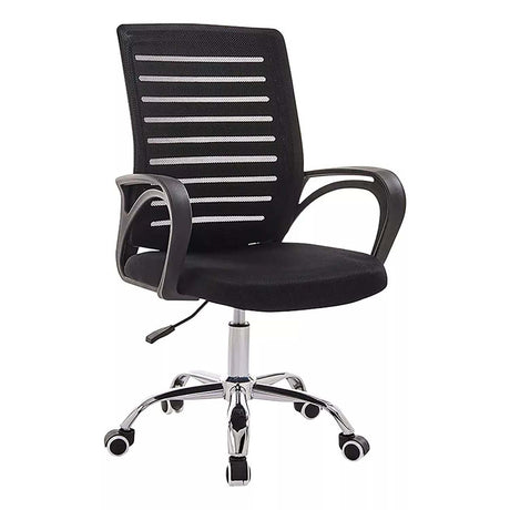 Silla Ejecutiva Collins Negro 50 x 50 cm con Brazos - Sillas de Oficina | Bylmo