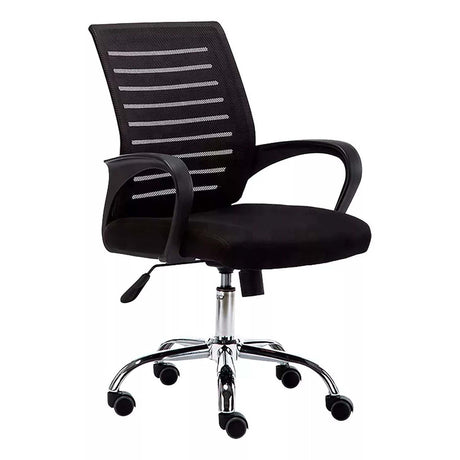 Silla Ejecutiva Collins Negro 50 x 50 cm con Brazos - Sillas de Oficina | Bylmo