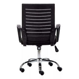 Silla Ejecutiva Collins Negro 50 x 50 cm con Brazos - Sillas de Oficina | Bylmo