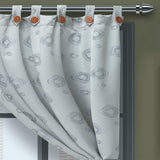 Cortina Yacar Botón Gris 265x215cm de Circulos - Cortinas | Bylmo