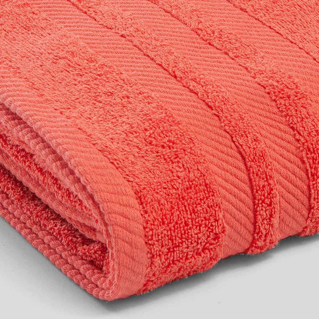 Toalla Salmón 70x140cm para el Cuerpo Fondo Entero - Toallas | Bylmo