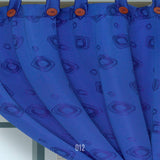 Cortina Yacar Botón Azul 265x215cm de Circulos - Cortinas | Bylmo