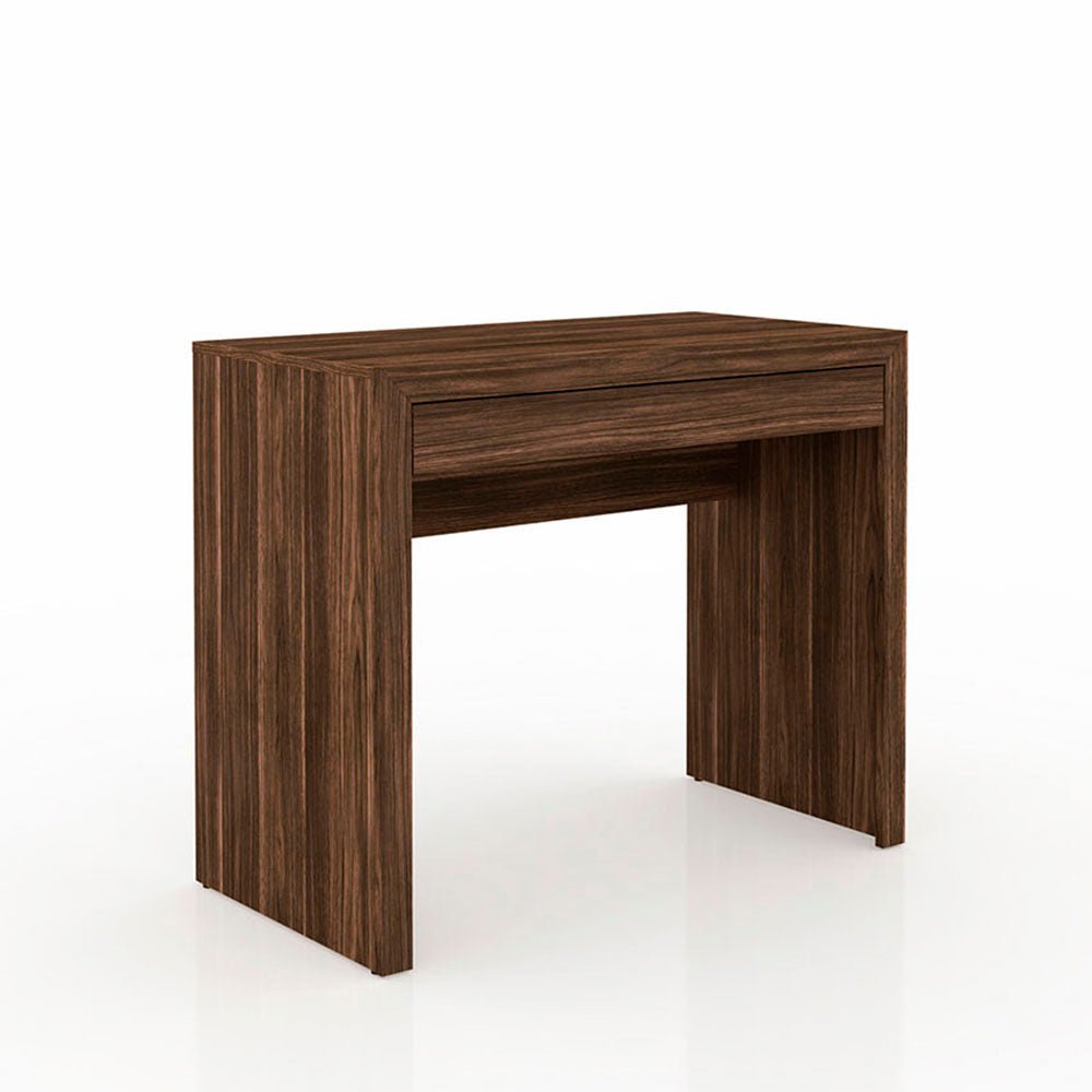 Escritorio Tokio Nogal 90 cm con Cajón - Escritorios y Archivadores | Bylmo