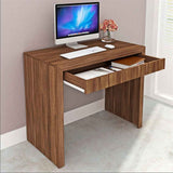 Escritorio Tokio Nogal 90 cm con Cajón - Escritorios y Archivadores | Bylmo