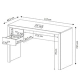 Escritorio Pekín Blanco 117 cm con Cajones - Escritorios y Archivadores | Bylmo