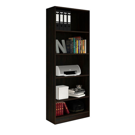 Biblioteca Rosana Habano 60 cm con Entrepaños - Bibliotecas | Bylmo