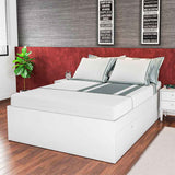 Cama Tokio Doble 140 cm Blanco con Cuatro Puertas - Camas | Bylmo