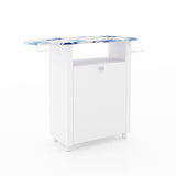 Mesa de Planchar María Blanco 103x85cm con Dos Puertas - Muebles Organizadores | Bylmo