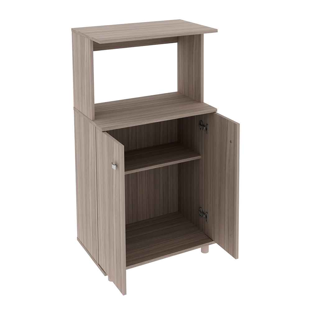 Mueble Auxiliar Almería Humo 61 cm con Dos Puertas y Entrepaño - Muebles Organizadores | Bylmo