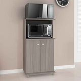 Mueble Auxiliar Almería Humo 61 cm con Dos Puertas y Entrepaño - Muebles Organizadores | Bylmo