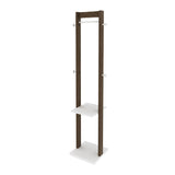 Perchero Sol Nogal y Blanco 43 cm - Repisas y Percheros | Bylmo