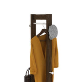 Perchero Sol Nogal y Blanco 43 cm - Repisas y Percheros | Bylmo