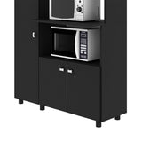 Mueble Auxiliar Segovia Negro - Muebles Organizadores | Bylmo