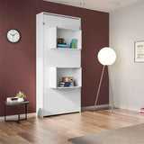 Cama Japón Sencilla 90 cm Blanca Desplegable - Camas | Bylmo