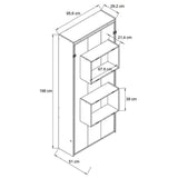 Cama Japón Sencilla 90 cm Blanca Desplegable - Camas | Bylmo