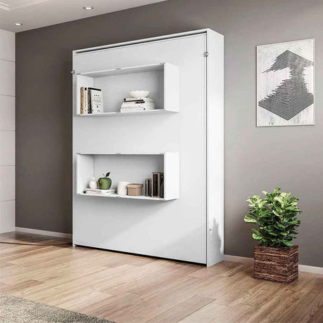 Cama Matrimonial Doble 140 cm Blanca Desplegable - Camas | Bylmo