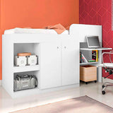 Cama Juvenil Sencilla 90 cm Blanco Multifuncional - Camas | Bylmo