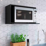 Mueble Auxiliar Modena Negro 60 cm para Campana - Muebles Organizadores | Bylmo