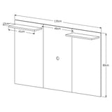 Panel Jamaica Gris y Negro 135 cm - Muebles para TV | Bylmo