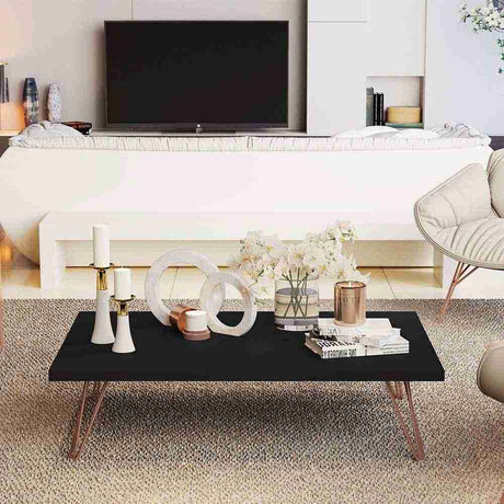 Mesa España Negro 90 cm Rectangular - Mesas | Bylmo