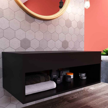 Mueble Nepal Negro 80 cm - Gabinetes | Bylmo