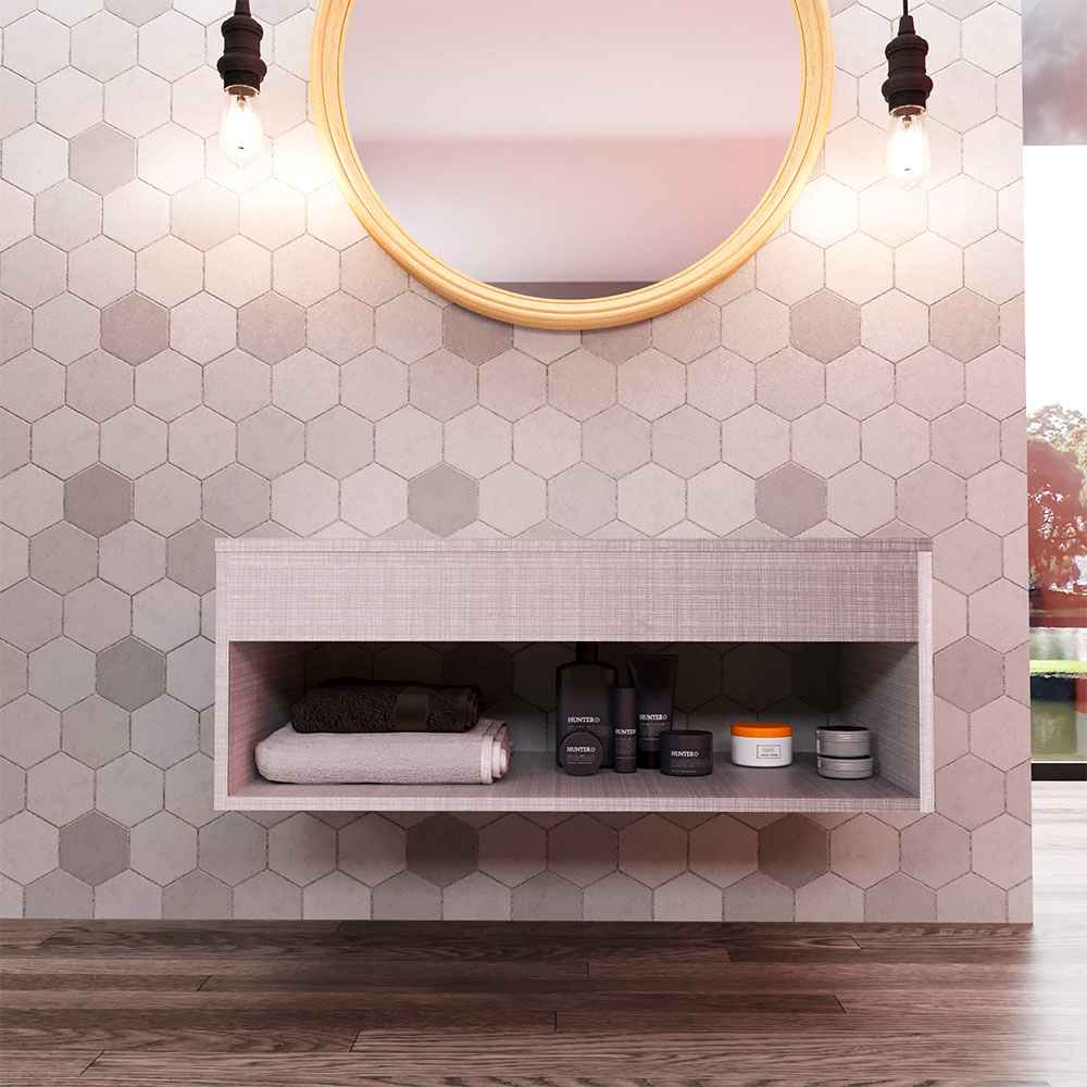 Mueble Nepal Niebla 80 cm - Gabinetes | Bylmo