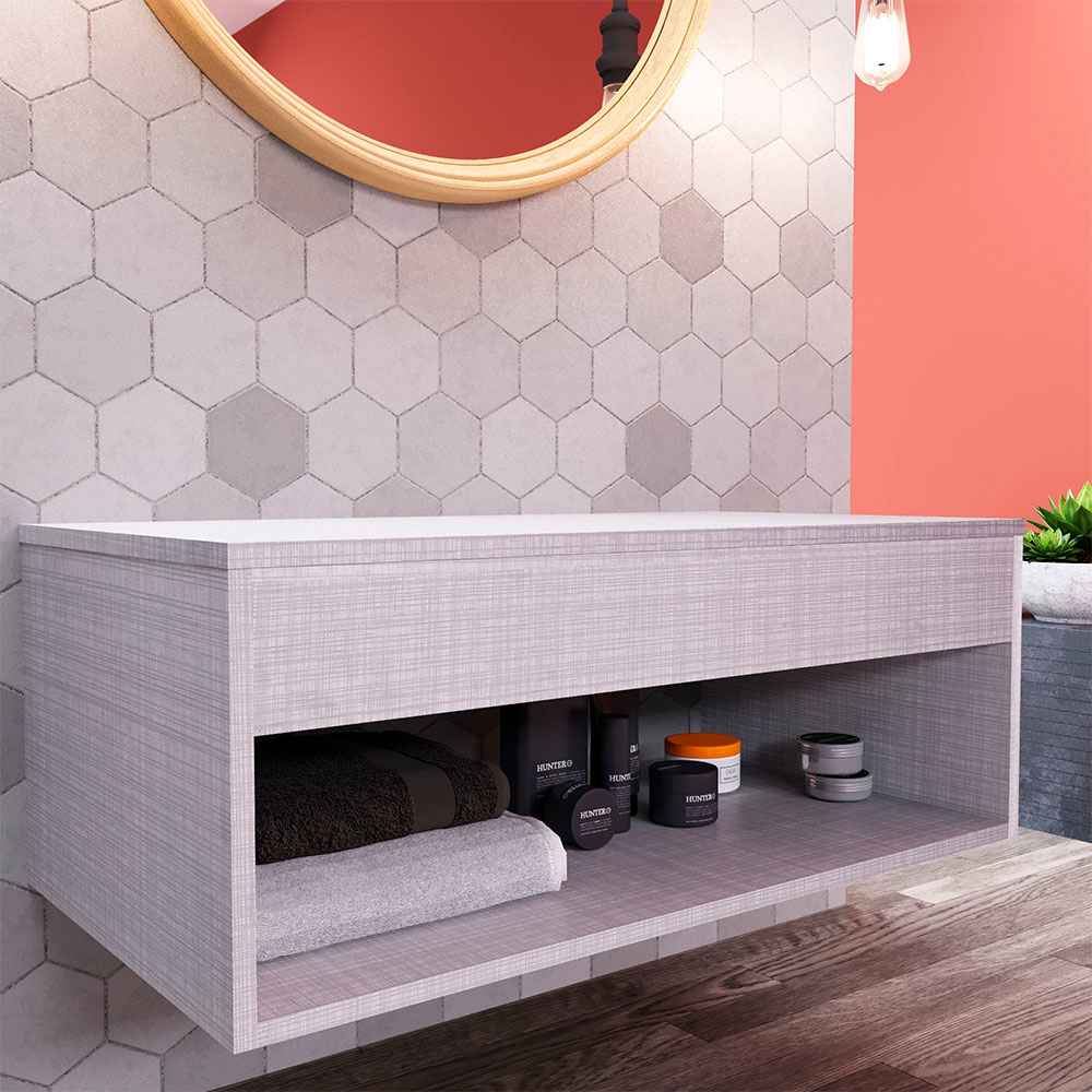 Mueble Nepal Niebla 80 cm - Gabinetes | Bylmo