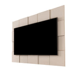 Panel de TV Beige 160x128cm Para TV Hasta 55 Pulgadas sin Cajones - Muebles para TV | Bylmo