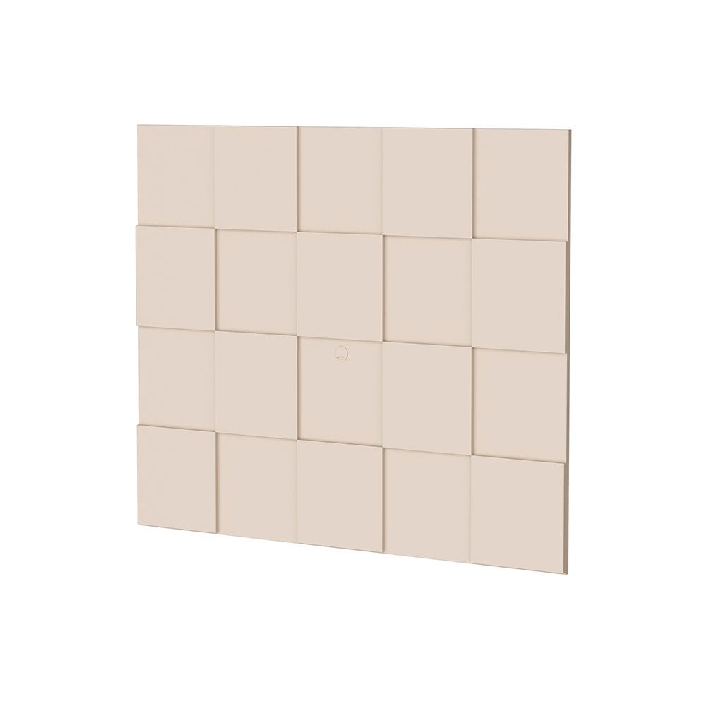 Panel de TV Beige 160x128cm Para TV Hasta 55 Pulgadas sin Cajones - Muebles para TV | Bylmo