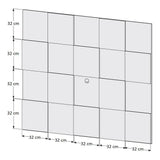 Panel de TV Beige 160x128cm Para TV Hasta 55 Pulgadas sin Cajones - Muebles para TV | Bylmo