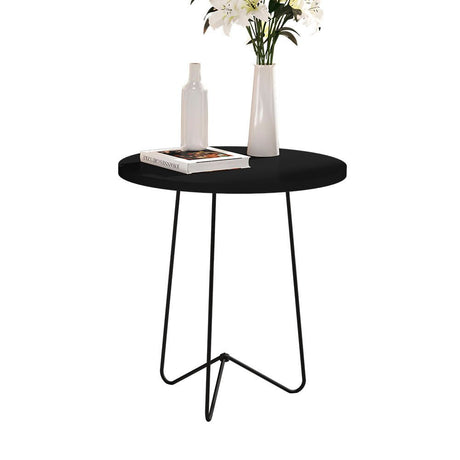 Mesa Suecia Negro 60 cm Redondas - Mesas | Bylmo