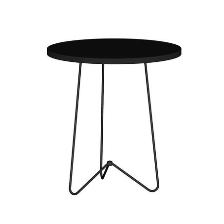 Mesa Suecia Negro 60 cm Redondas - Mesas | Bylmo
