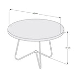 Mesa Austria Savana 60 cm Redondas - Mesas | Bylmo