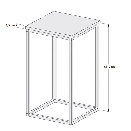 Mesa Valencia Savana 40 cm Cuadrada - Mesas | Bylmo