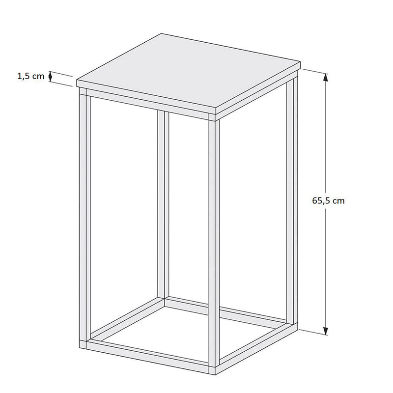 Mesa Valencia Savana 40 cm Cuadrada