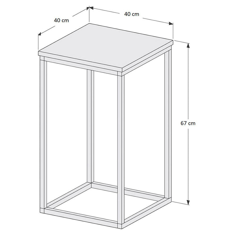 Mesa Valencia Savana 40 cm Cuadrada